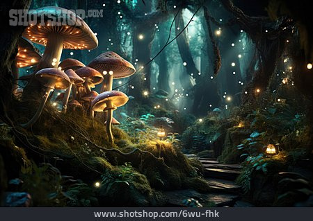 
                Wald, Pilz, Märchenhaft, Geheimnisvoll                   