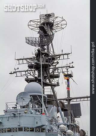
                Radar, Antennen, Kriegsschiff, Mölders                   