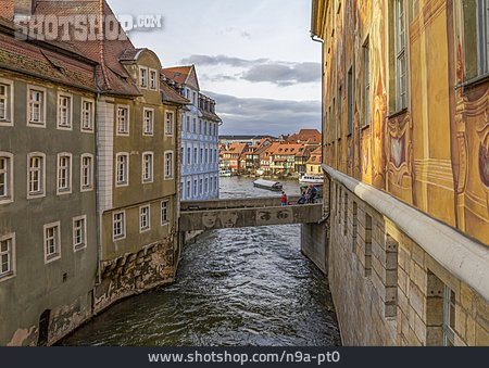 
                Brücke, Altstadt, Bamberg, Regnitz                   
