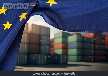 
                Handel, Container, Eu, Import, Export                   