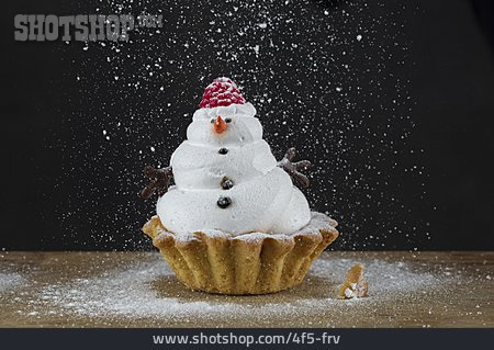 
                Schneemann, Weihnachtlich, Cupcake                   