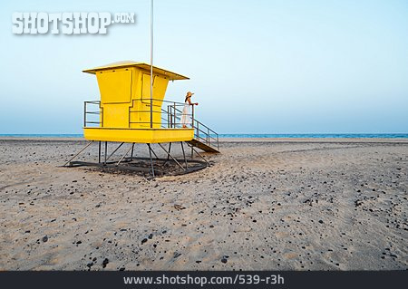 
                Strand, Fuerteventura, Urlauberin                   