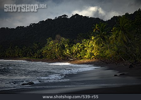 
                Abenddämmerung, Ozean, Costa Rica                   