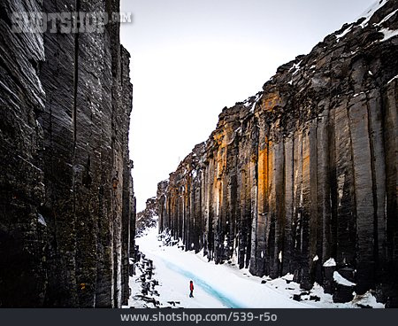 
                Basaltsäulen, Island, Stuðlagil-schlucht                   