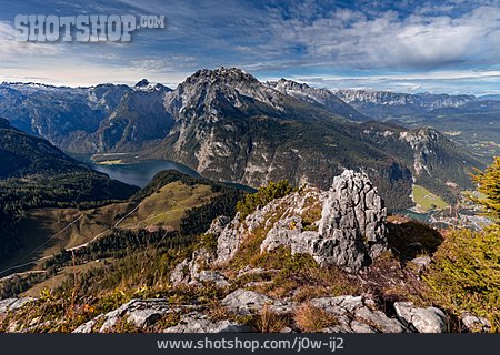 
                Berglandschaft, Königssee, Berchtesgadener Alpen                   