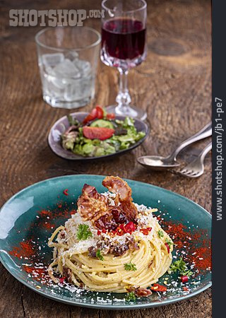 
                Pasta, Italienische Küche, Carbonara                   