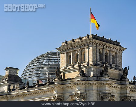 
                Berlin, Reichstagskuppel, Reichtagsgebäude                   