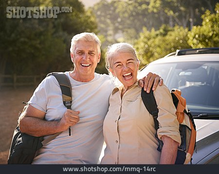 
                Glücklich, Ausflug, Seniorenpaar                   