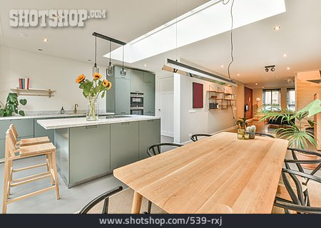 
                Küche, Open Plan, Essbereich                   