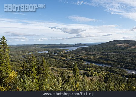 
                Schweden, Aussicht, Stalonbergets Utsiktsplats                   