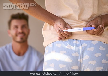 
                überraschung, Schwangerschaftstest                   
