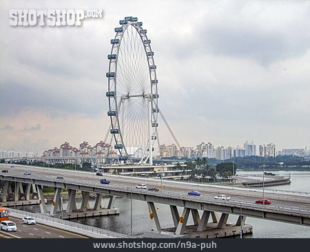 
                Riesenrad, Singapur, Singapore Flyer                   