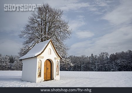 
                Winter, Schnee, Kapelle                   