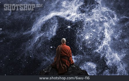 
                Meditation, Spiritualität, Mönch                   