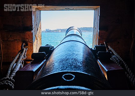 
                Kanone, Schiffsartillerie                   