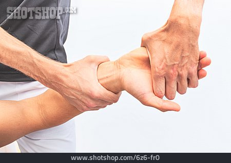 
                Handgelenk, Physiotherapeut, Mobilisation                   
