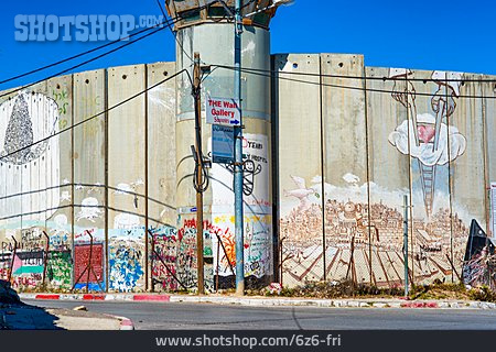 
                Mauer, Absperrung, Westjordanland                   