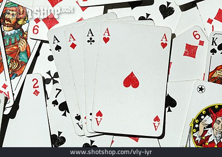
                Spielkarten, Kartenspiel, Ass                   