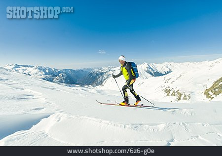 
                Skifahrer, Skiwanderung                   