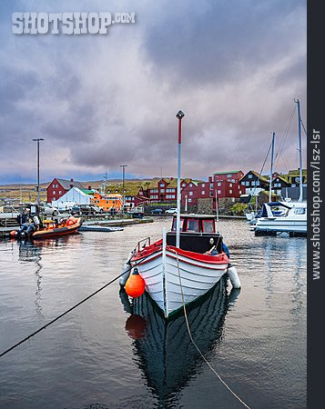 
                Hafen, Fischerboot, Färöer, Tórshavn                   