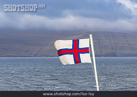 
                Küste, Schiffsflagge, Färöer                   