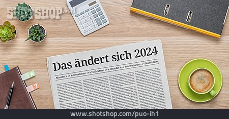 
                Zeitung, Das ändert Sich, 2024                   