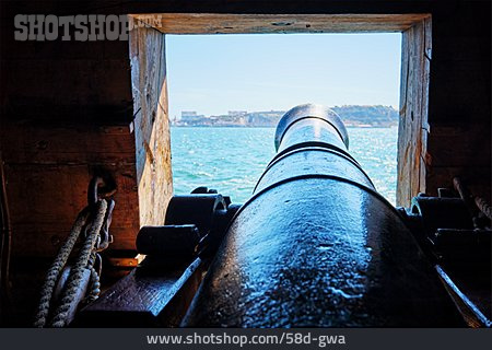 
                Kanone, Schiffsartillerie                   