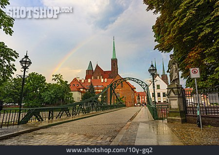 
                Altstadt, Breslau, Dombrücke                   