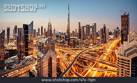 
                Wolkenkratzer, Großstadt, Dubai                   