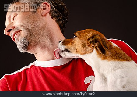 
                Freundschaft, Jack Russell Terrier, Mensch                   
