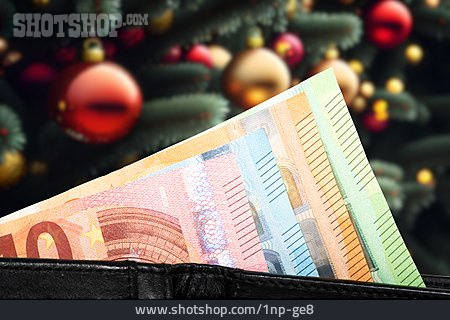 
                Geldschein, Weihnachtsgeld, Geldgeschenk                   
