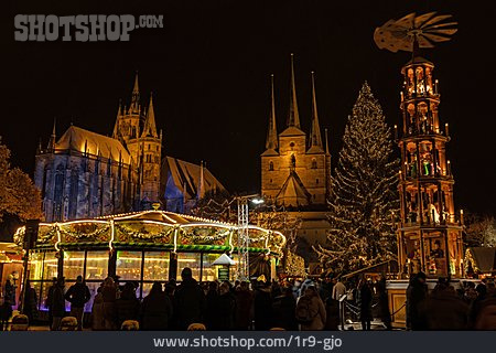 
                Weihnachtsmarkt, Erfurter Weihnachtsmarkt                   
