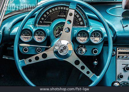 
                Tachometer, Lenkrad, Corvette                   