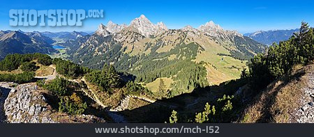 
                Bergpanorama, Allgäuer Alpen                   