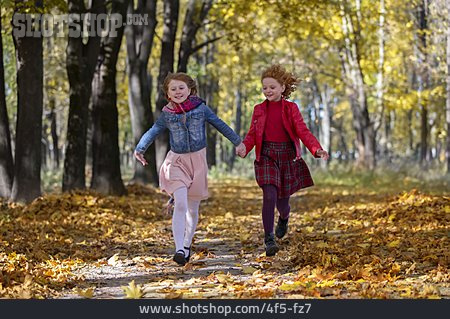 
                Herbst, Spaziergang, Schwestern                   