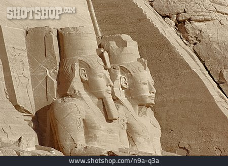 
                Abu Simbel, Felsentempel, Ramses Ii, Nefertari                   