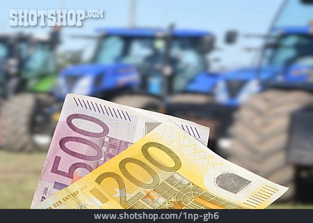 
                Euroschein, Bauern-demo, Agrardiesel-subvention                   