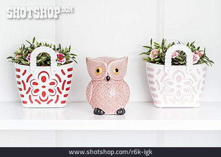 
                Dekoration, Keramikfigur, Blumentopf                   