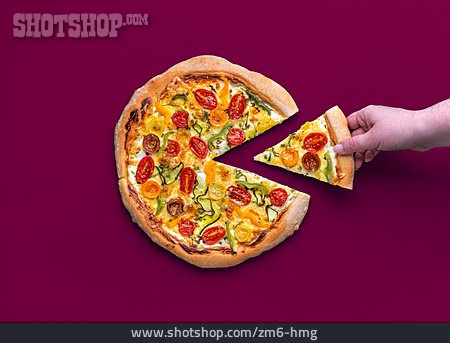 
                Pizza, Pizzastück                   
