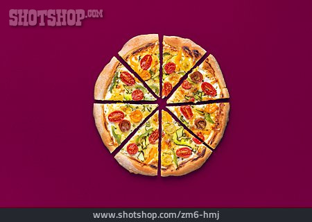 
                Vegetarisch, Pizza, Pizzastück                   