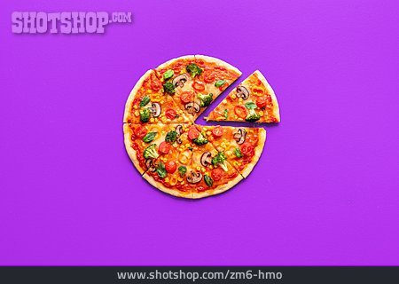 
                Vegetarisch, Pizza, Pizzastück                   