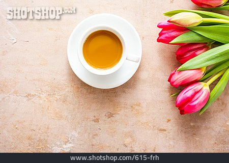 
                Kaffee, Blumenstrauß                   