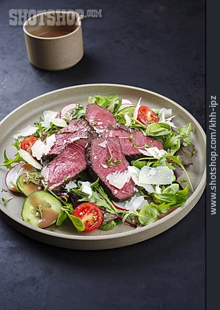 
                Salat, Roastbeef, Low-carb                   