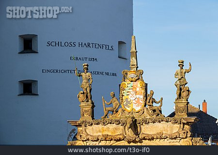 
                Wappen, Schloss Hartenfels, Torgau                   