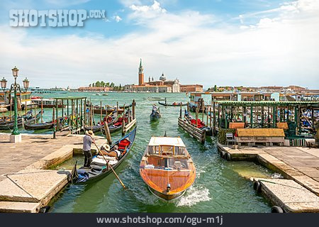 
                Venedig, Gondoliere, Lagune Von Venedig                   
