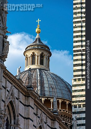 
                Siena, Dom Von Siena, Vierungskuppel                   