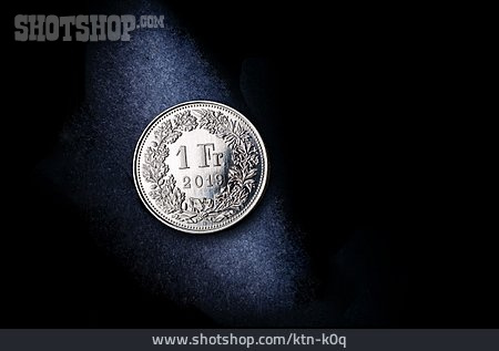 
                Geldmünze, Schweizer Franken                   