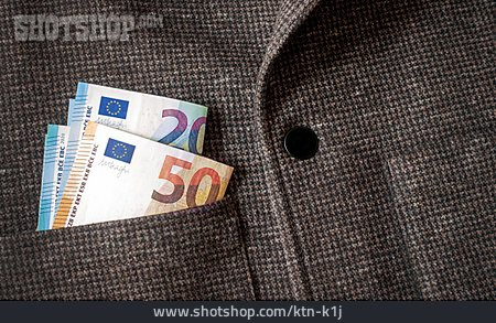 
                Euro Banknote, Shirt Pocket                   