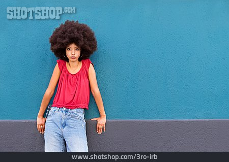 
                Selbstbewusst, Person Of Color, Afrolook                   