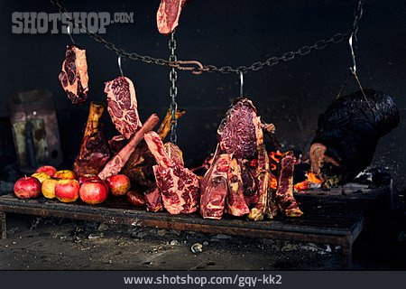 
                Fleisch, Zubereitung, Steak, Rohes Fleisch                   